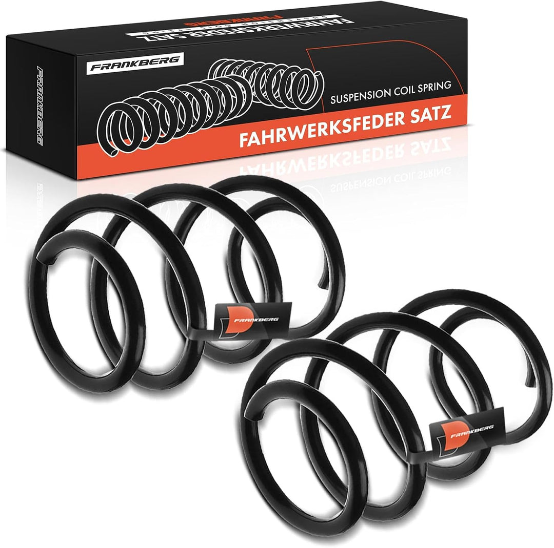 Frankberg 2x Federn Fahrwerksfeder Vorderachse Kompatibel mit TT 8J3 1.8L 2.0L 2006-2014 TT Roadster