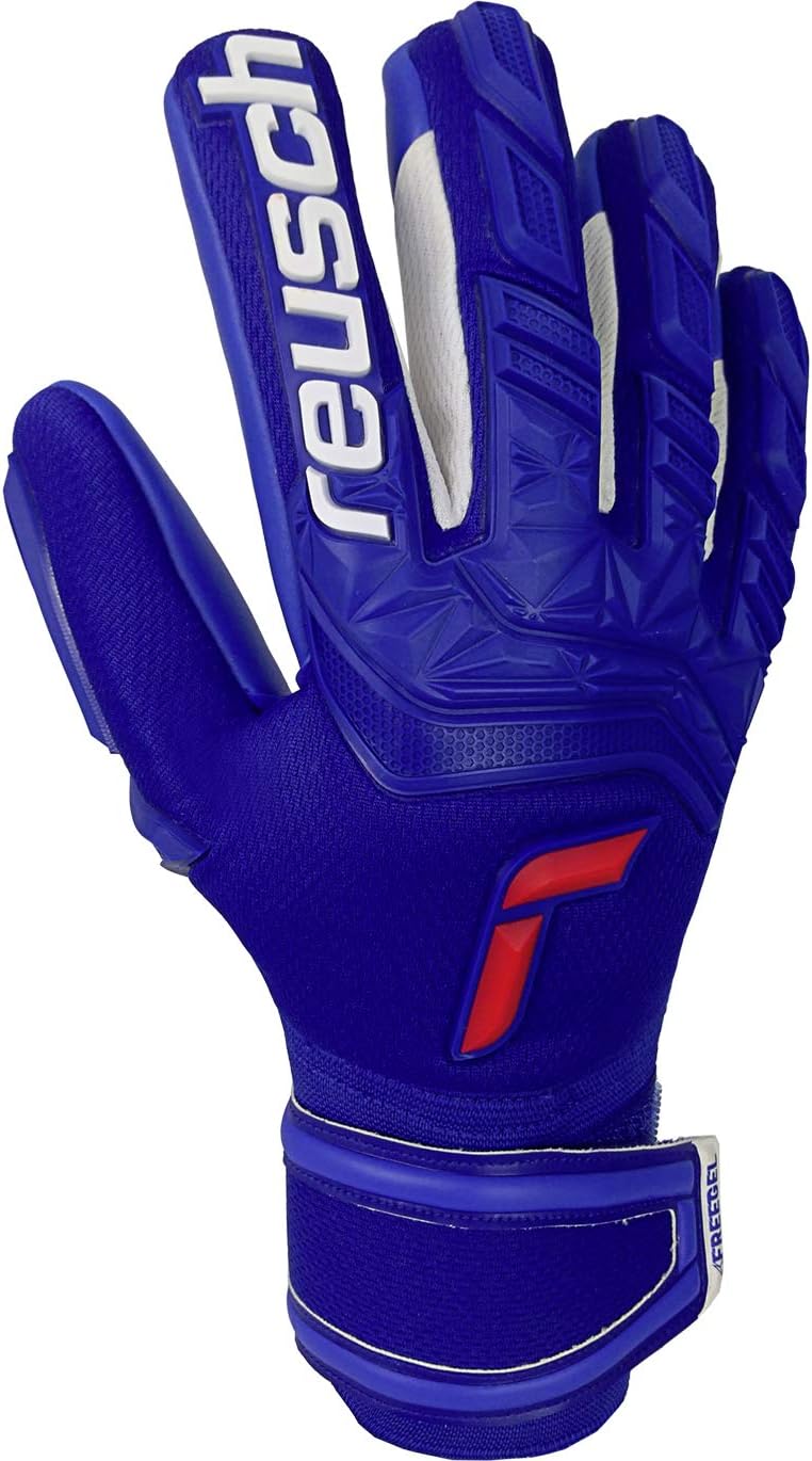 Reusch Unisex Torwarthandschuhe Attrakt Freegel Silver deep Blue/deep Blue 7.5