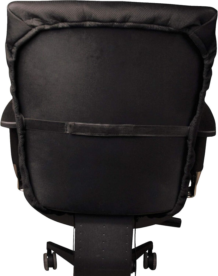 CLEANCHAIR Bürostuhlbezug für die RÜCKENLEHNE (Grösse Large) Waschbarer Bezug für Ihren Bürostuhlrüc