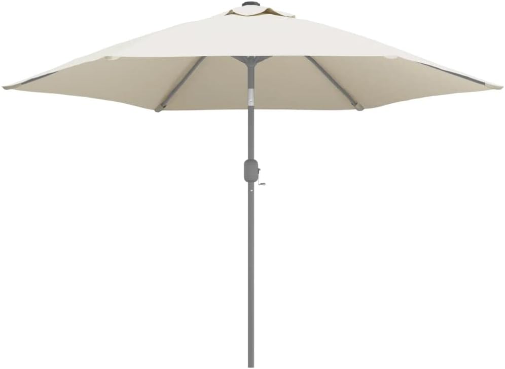 Makastle Sonnenschirm Stoffbezug, Sonnenschirm Ersatzbezug 3 m / 6 Arme Strapazierfähiges Polyester