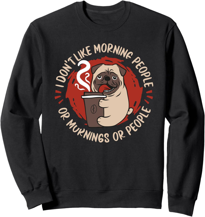 Mops Hund Mama Papa - Mops Sweatshirt