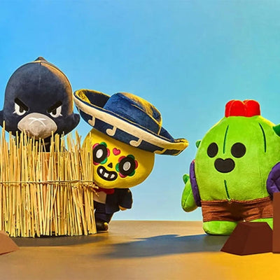 Klikkopers Brawl Stars Kuscheltiere, Brawl Stars Leon Kuscheltier, Brawl-Stars Plüschpuppe, Brawl-St