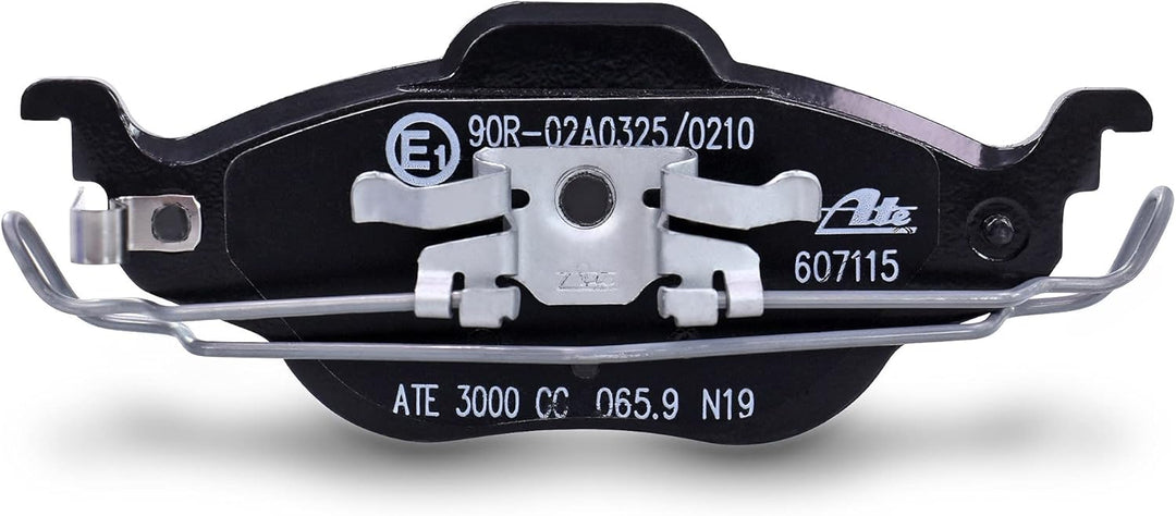 ATE Bremsenset Vorderachse inkl. Bremsscheiben vorne Ø 256 mm belüftet und Bremsbeläge vorne Kompati