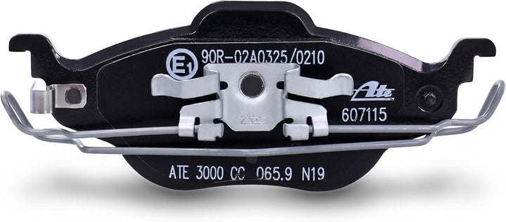 ATE Bremsenset Vorderachse inkl. Bremsscheiben vorne Ø 256 mm belüftet und Bremsbeläge vorne Kompati