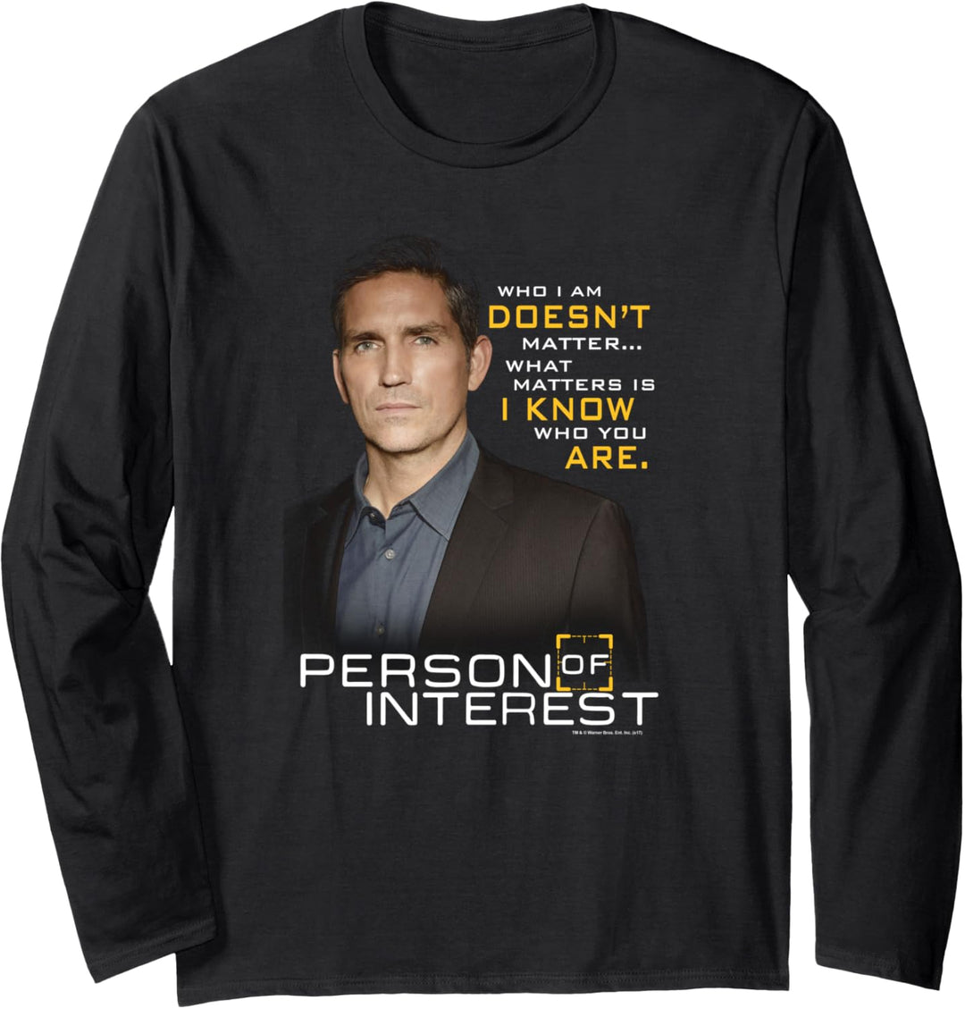 Person of Interest I Know Langarmshirt