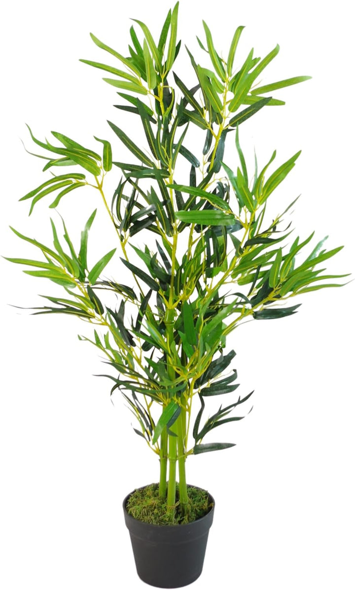 Leaf Bamboo Design UK Künstliche Bambuspflanzen/Bäume, Naturbraun Naturbraun 150 cm, Naturbraun 150