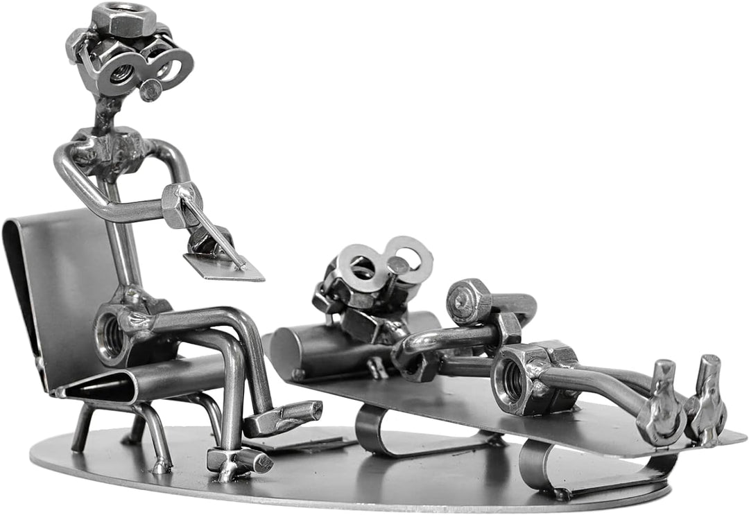metalman24 Schraubenmännchen Psychiater I Handarbeit I Geschenkidee I Metallfigur I Metallmännchen I