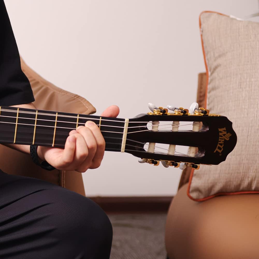 Winzz Konzertgitarre 4/4 Anfänger Set - 39 Zoll Klassische Gitarre Kit mit Nylonsaiten für Erwachsen