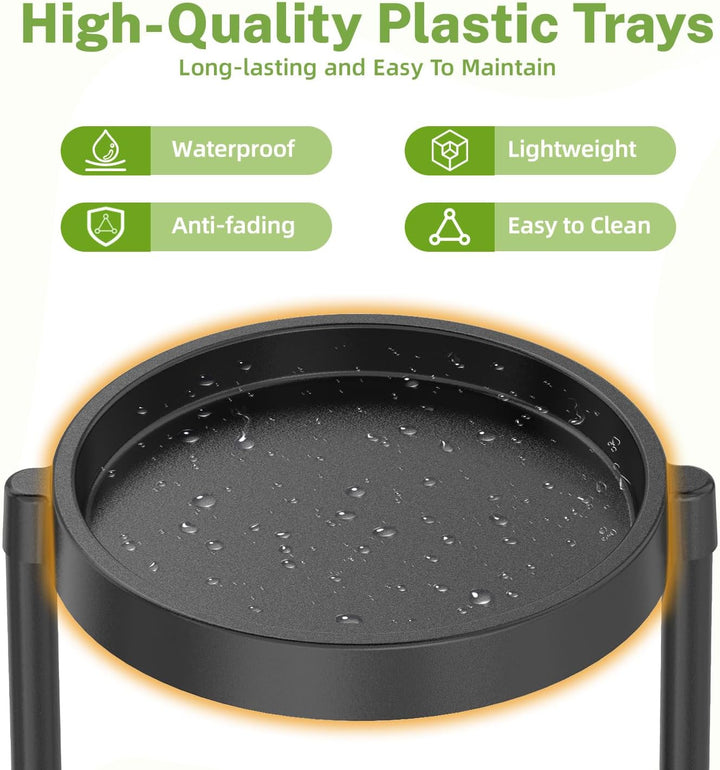 iDavosic.ly Pflanzenständer Metall Kunststoffe mit 6 Ebenen, Blumenständer Plant Stand Indoor Outdoo