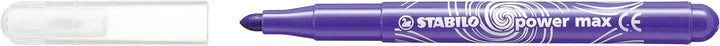Filzstift - STABILO power max - 140er Pack - mit 18 verschiedenen Farben, 140er Pack
