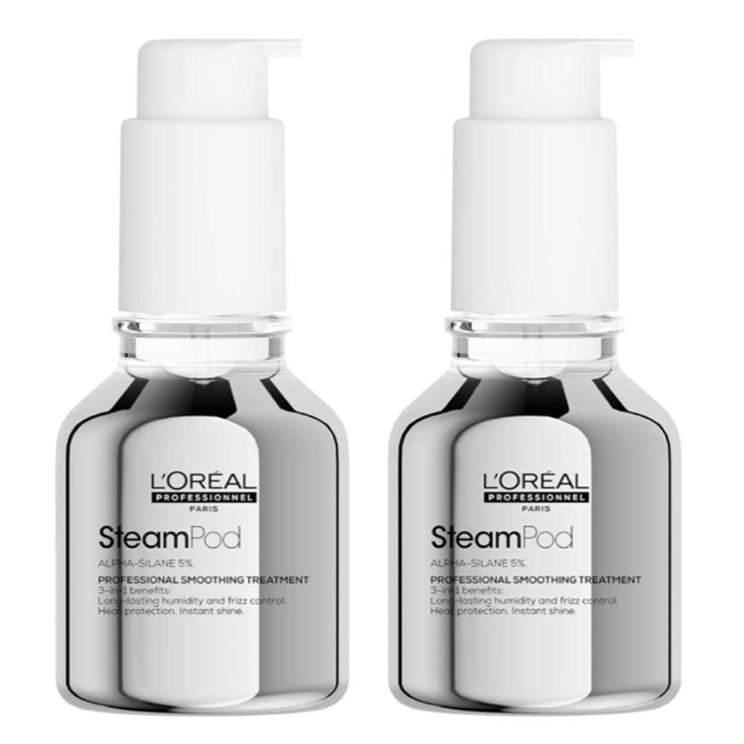 L'Oréal Professionnel SteamPod Glättungspflege, Konzentrat, Thermoschutz & hohe Beständigkeit gegen