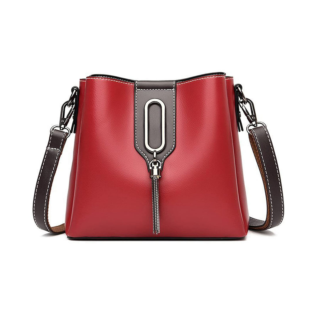 PORRASSO Damen Handtasche Mode Beuteltasche Umhängetasche Henkeltasche Hobo Taschen Leder Wasserdich