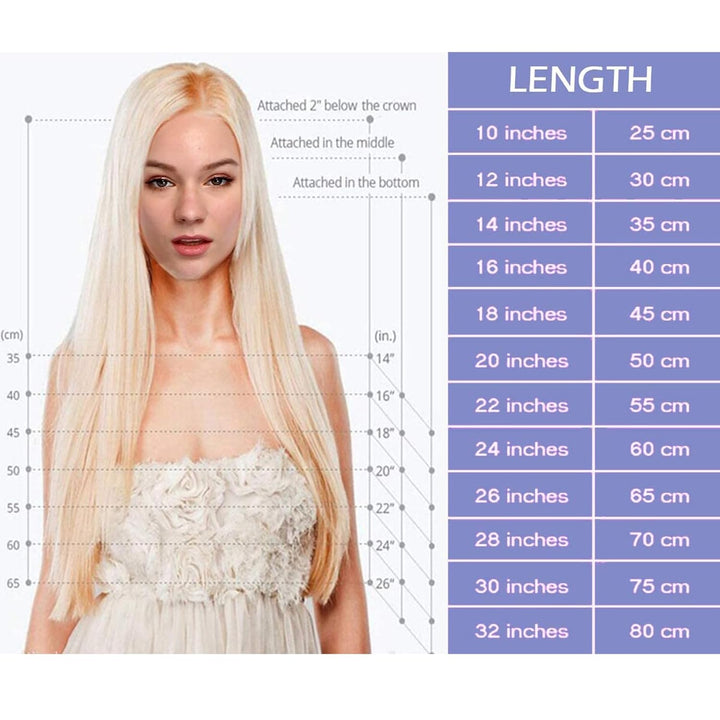 Elailite Extensions Echthaar Bonding 1g/s 45cm #60 Platinblond U Tip Hair Extensions Haarverlängerun