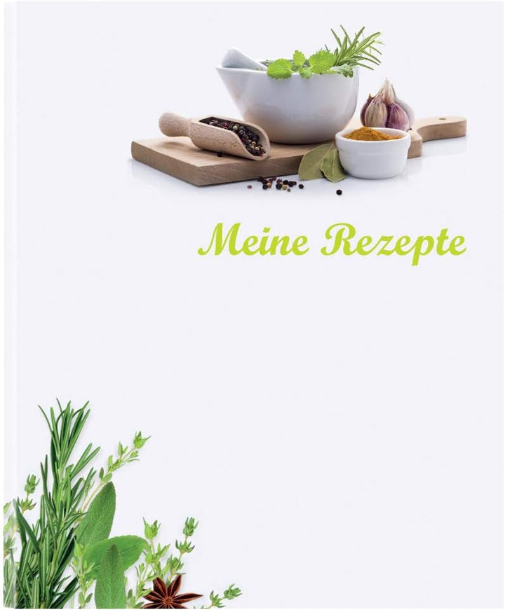 PRICARO Rezeptordner Komplett-Set "Gewürze", A4, 8 teilig