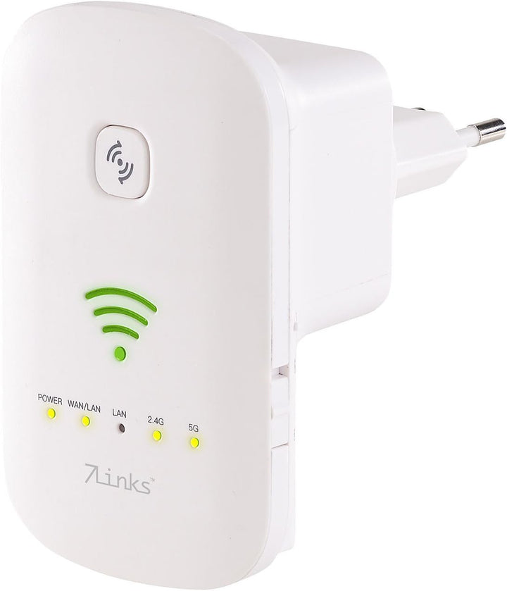 7links WLAN Verstärker: Dualband-WLAN-Repeater, Access Point & Router, 1.200 Mbit/s, WPS-Taste (WiFi