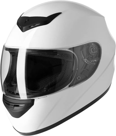 Favoto Motorradhelm Integralhelme für Erwachsene Vollvisierhelm Mopedhelm für Herren Damen Atmungsak