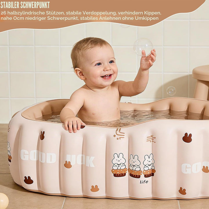 Aufblasbare Baby Badewanne, Aufblasbare Badewanne Für Kinder Mit Luftpumpe, Säuglings Kinder Badewan