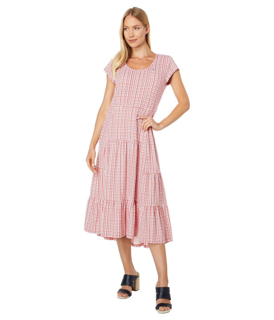 Tommy Hilfiger Damen Pueblo Gepunktetes Lässiges Kleid XS Coralie Multi, XS Coralie Multi