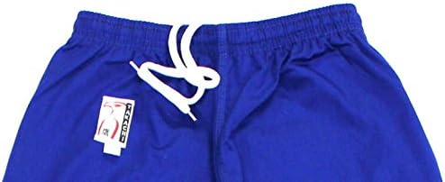 S.B.J - Sportland Baumwollhose/Kampfsporthose/Judohose blau mit Knieverstärkung 190 Blau, 190 Blau