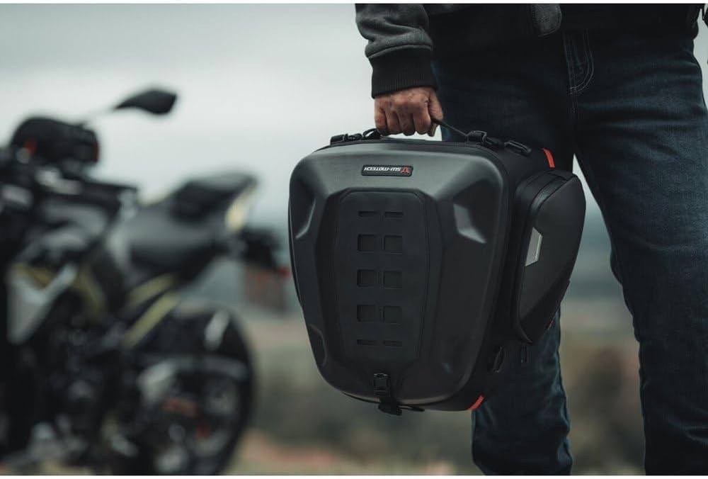 PRO Rearbag Tail Bag 1680D Ballistic Nylon. Black/Anthracite. 22-34 l.