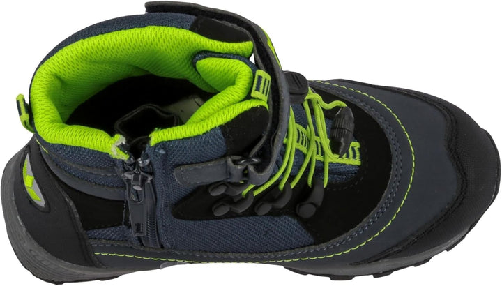 Lico Unisex Kinder Sundsvall Vs Schneestiefel 25 EU Marine Schwarz Lemon, 25 EU Marine Schwarz Lemon