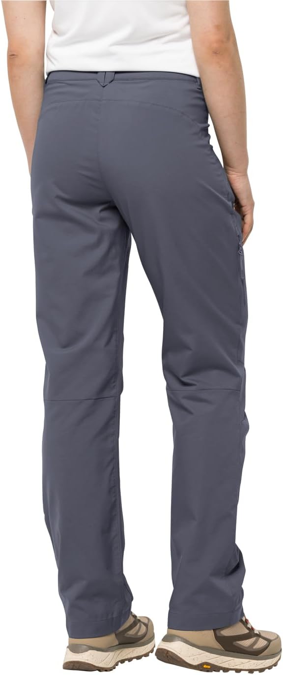 Jack Wolfskin Damen Wanderhose Active Track Pants W 36 Dolphin, 36 Dolphin