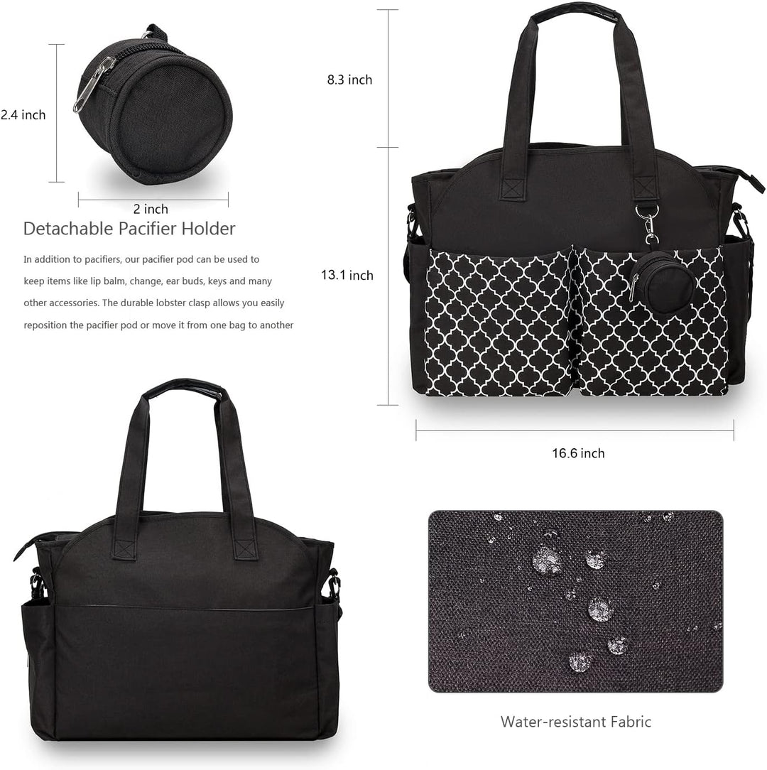 Wickeltasche Tote Baby Wickeltasche Grosse Babytaschen für Mama mit Wickelstation Multifunktions Rei