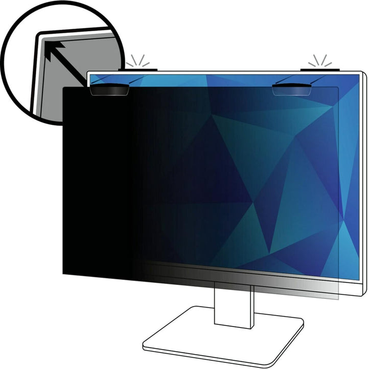 3M PF22.0W Blickschutzfilter Standard für Desktops 55,9 cm Weit (entspricht 22,0" Weit) 16:10, 55,9