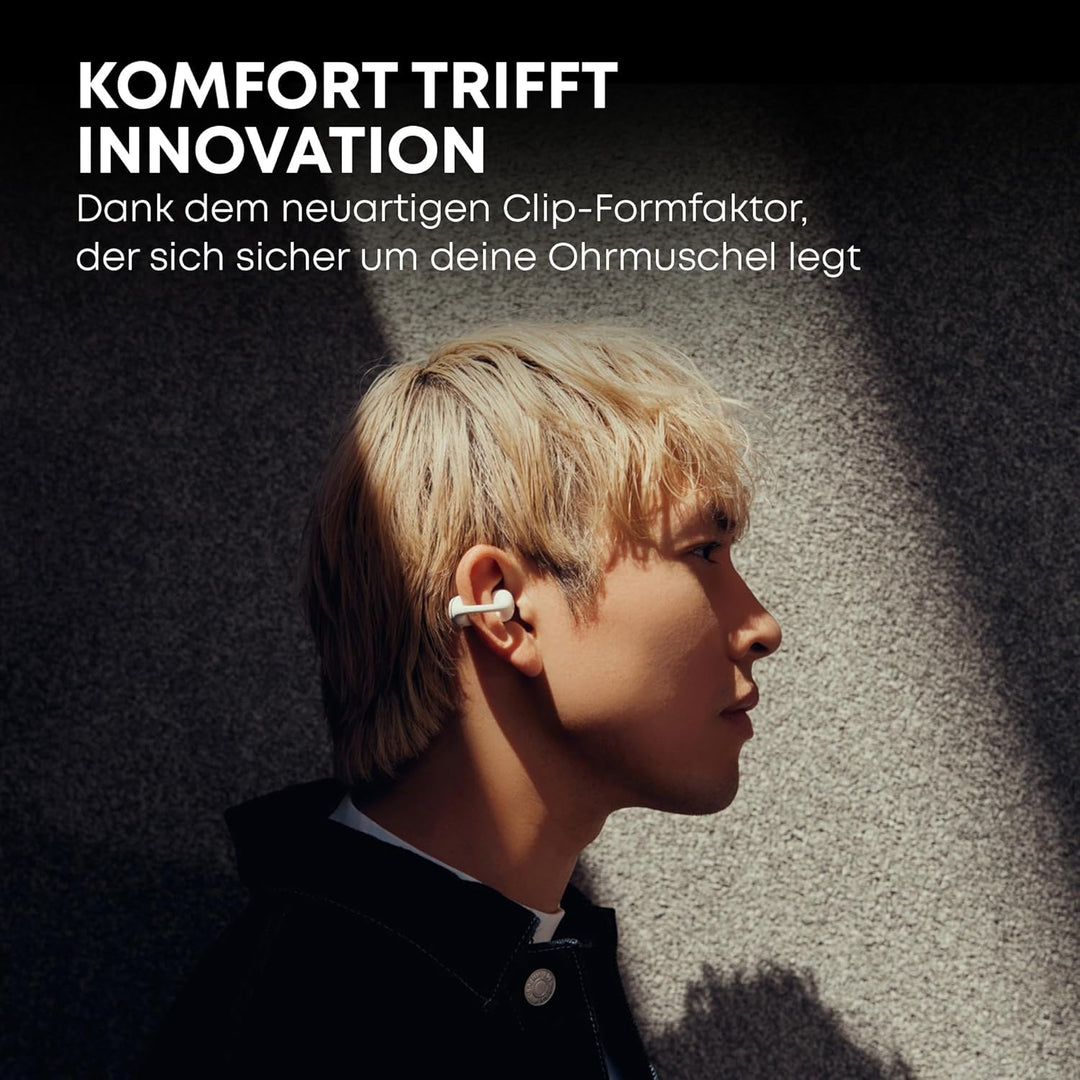 beyerdynamic AMIRON Zero Open-Ear Kopfhörer mit offenem Klangkonzept und innovativem Clip-Design, Bl