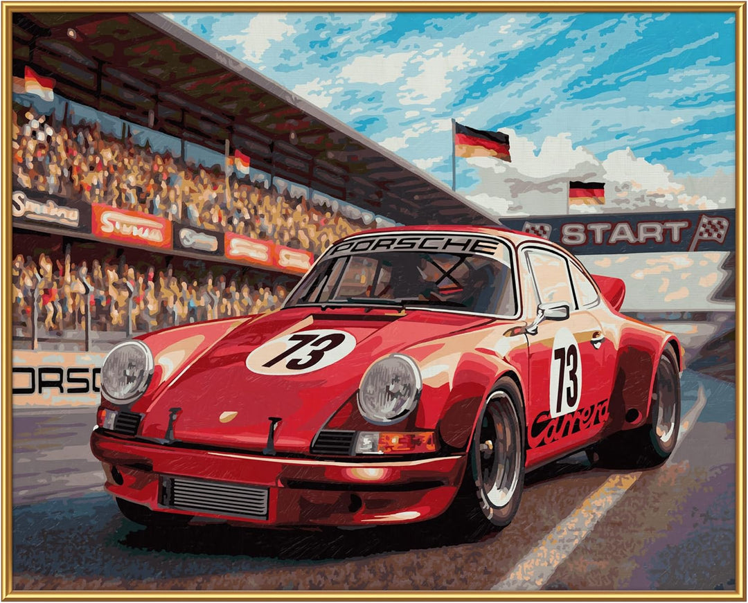 Schipper 609130929 Malen nach Zahlen – Porsche 911 Carrera RSR 2.8 - Bilder malen für Erwachsene, in