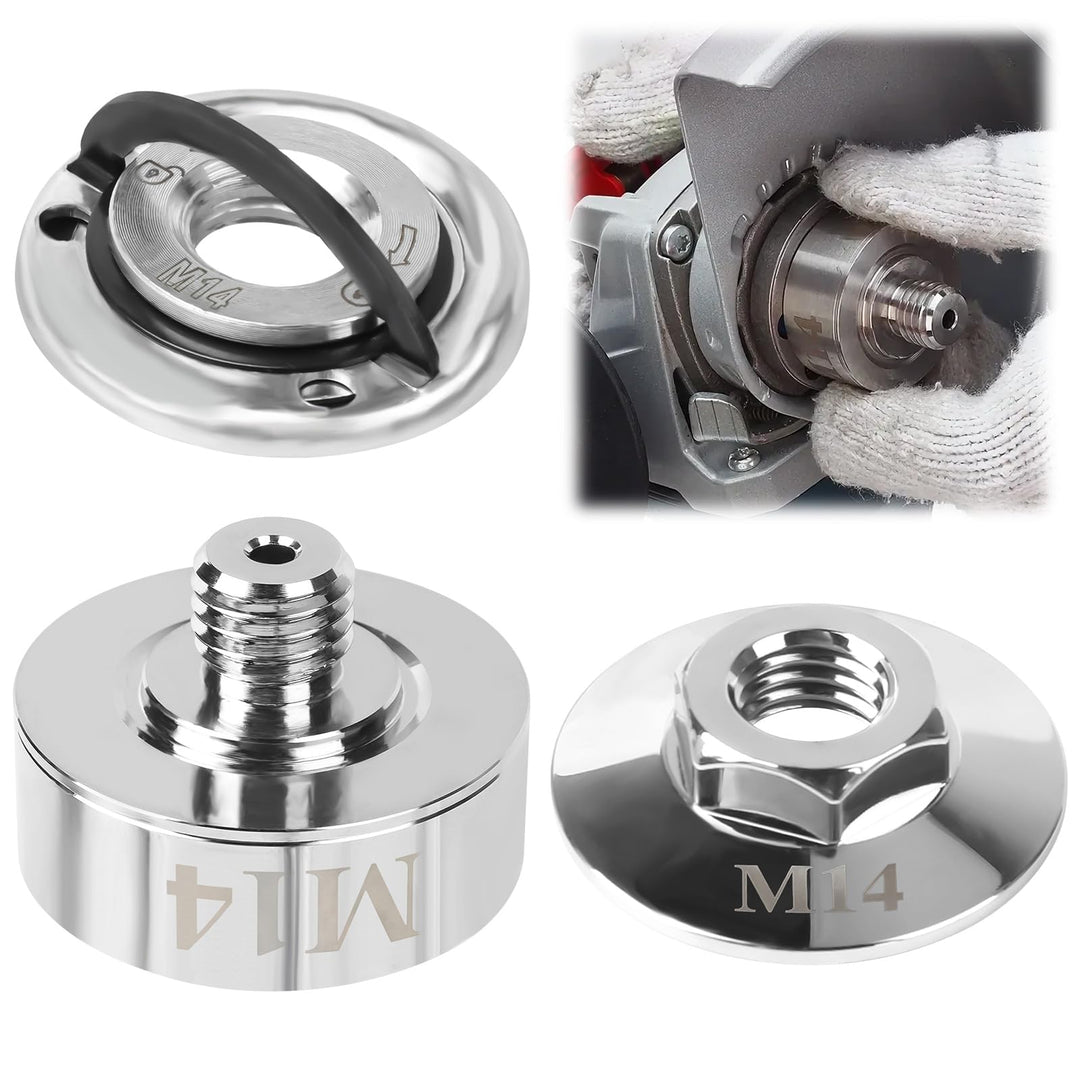 X-LOCK-Adapter auf M14/5/8"-11, Kompatibel mit XLOCK Winkelschleifer Trennscheiben, Winkelschleifer