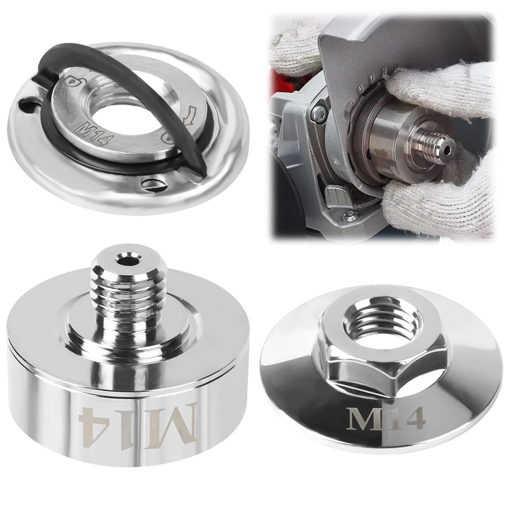 X-LOCK-Adapter auf M14/5/8"-11, Kompatibel mit XLOCK Winkelschleifer Trennscheiben, Winkelschleifer
