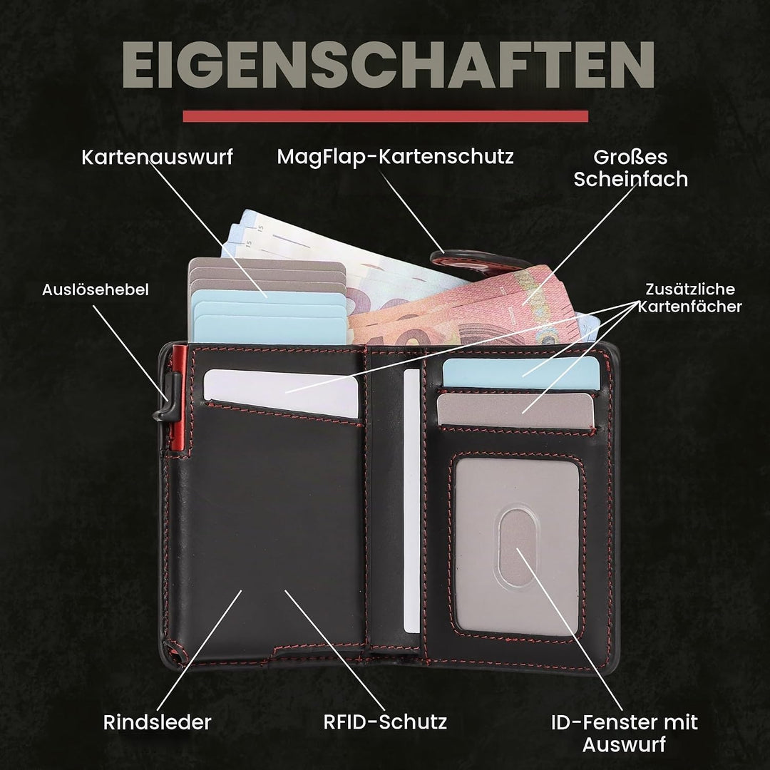 Will Fire® MagFlap® MultiTag | Airtag Android Wallet Samsung Galaxy Smart Tag + Tile Chipolo ATUVOS