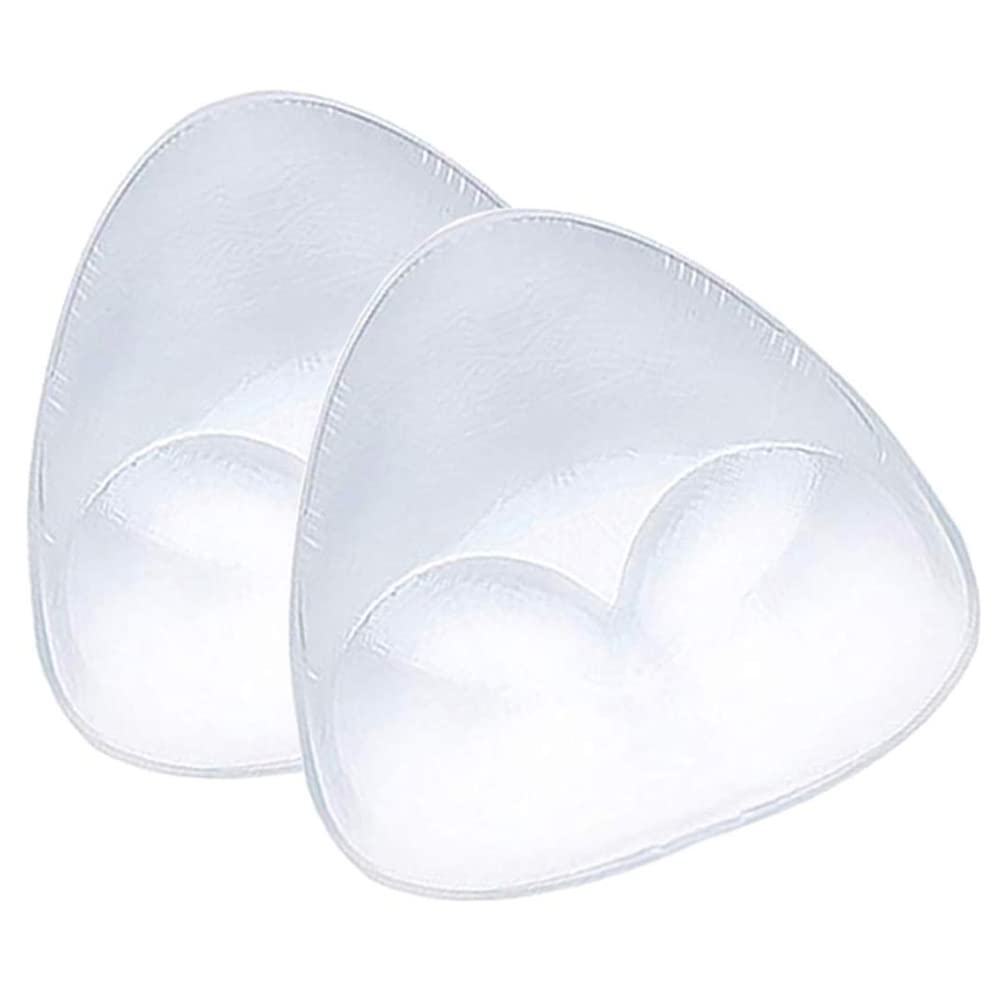 2X Silikon-Gel BH-Einlagen Brust vergrössern - Push-Up Silikoneinlagen Farblos, Farblos