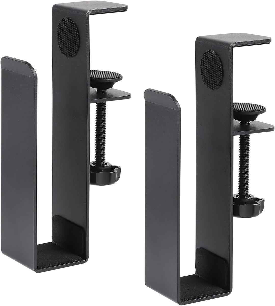 CPROPS 2 Stück Schreibtisch Seitenaufbewahrung Laptop, Verstellbare Schreibtisch Seitenhalterung für