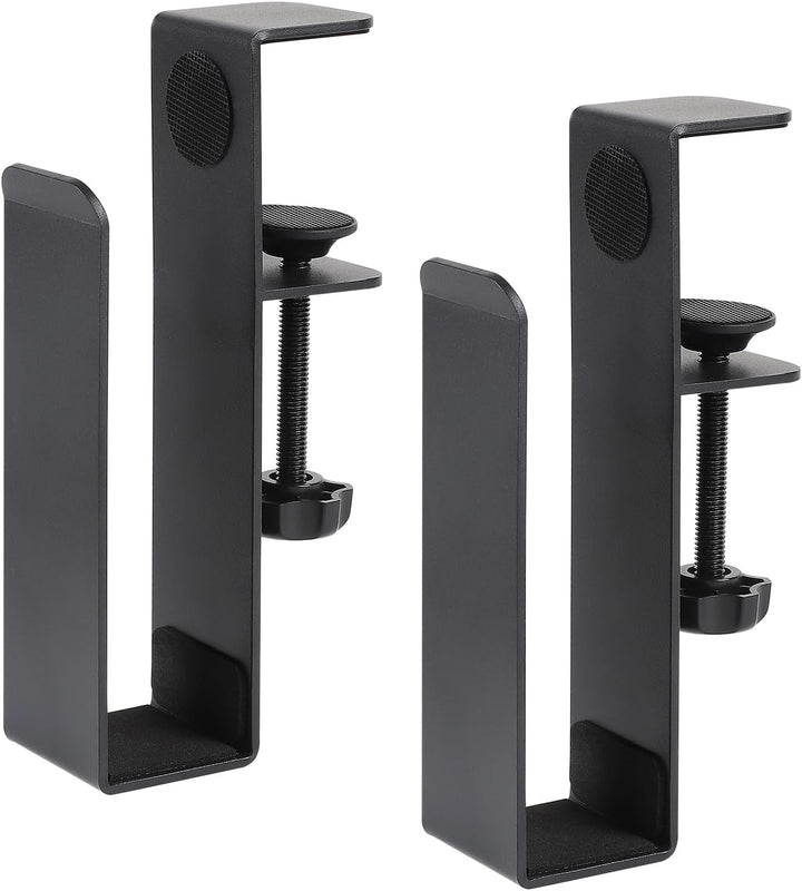 CPROPS 2 Stück Schreibtisch Seitenaufbewahrung Laptop, Verstellbare Schreibtisch Seitenhalterung für