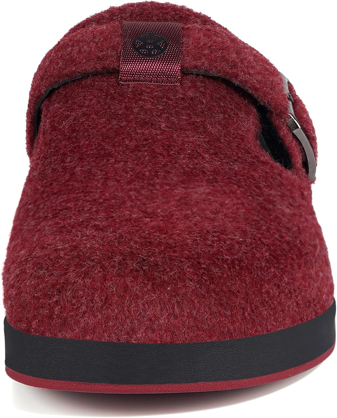 Sisttke Hausschuhe Damen Herren Filzpantoffeln Unisex Winter Geschlossen Pantoffeln mit Wechselfussb