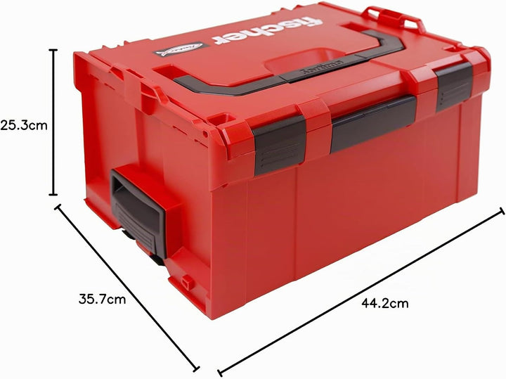 fischer L-Boxx FLB 238, robuste Aufbewahrungs- und Transportbox, stapelbar, kompatibel mit L-Boxx Sy