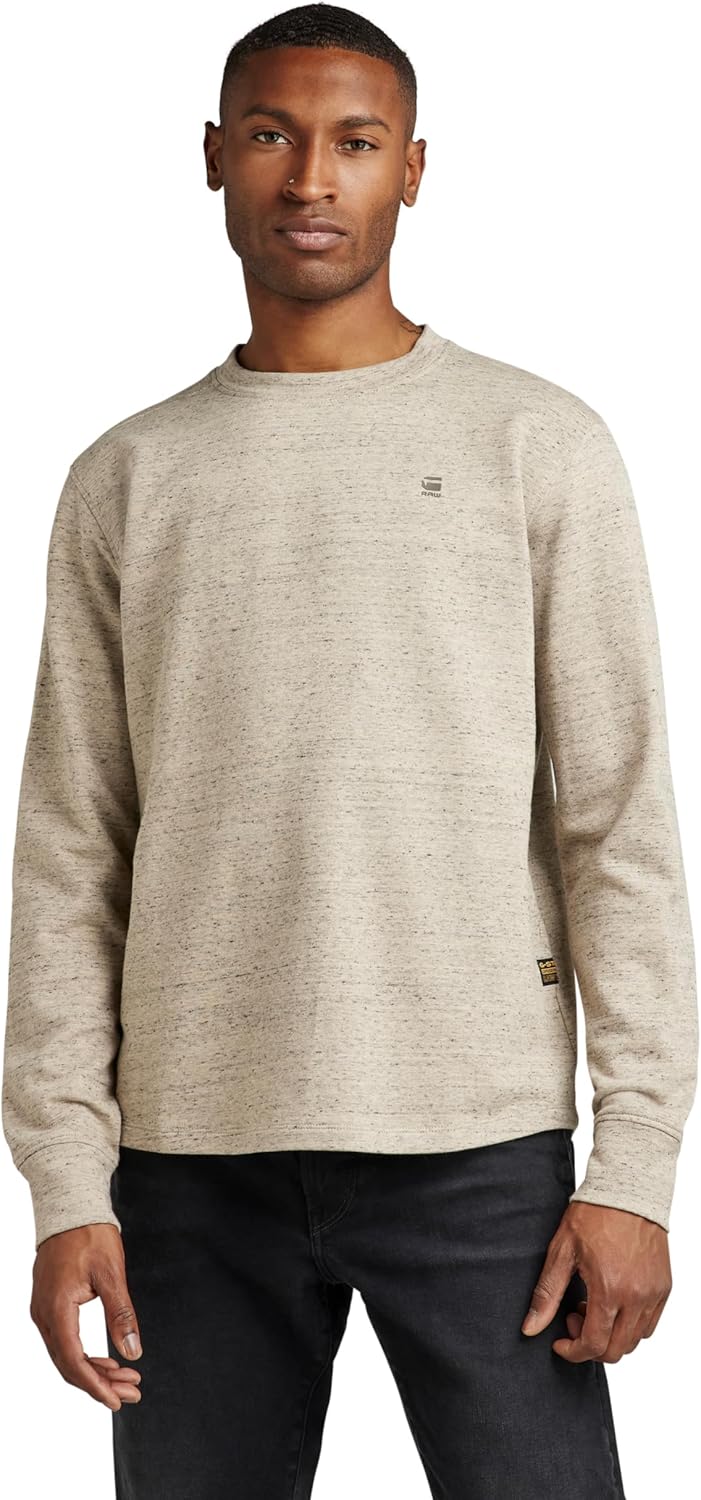 G-STAR Herren Lash Sweater M Mehrfarbig (Westpoint Khaki Htr D18231-c425-d385), M Mehrfarbig (Westpo