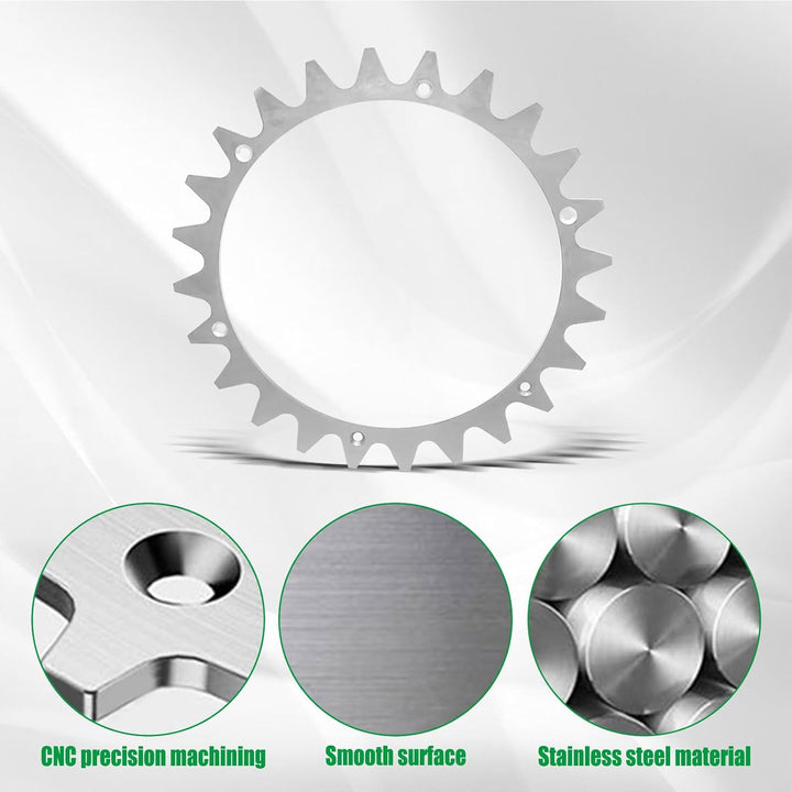 225mm Edelstahl Spikes für Worx Landroid L, Dicke Mähroboter Spikes mit 12 Edelstahlschrauben für La