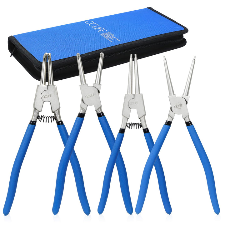 CCLIFE Sicherungsringzange Seegeringzange Set Sprengringzange Segeringzange Sortiment Sicherungszang