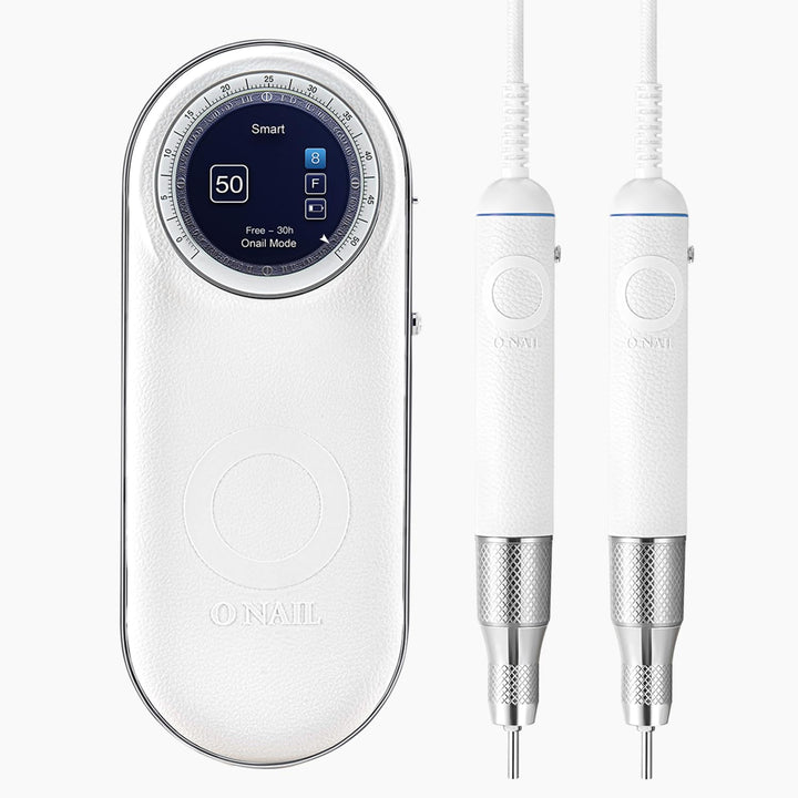 Professioneller Elektrischer Nagelbohrer 50000 U/min – O NAIL Maniküre Set mit LCD-Display, Fräsaufs