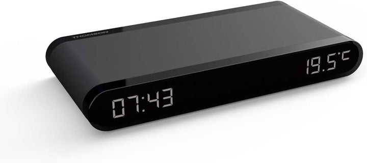 Wecker mit kabelloser Ladestation + Temperaturanzeige + USB-Ladegerät Thomson CT550I