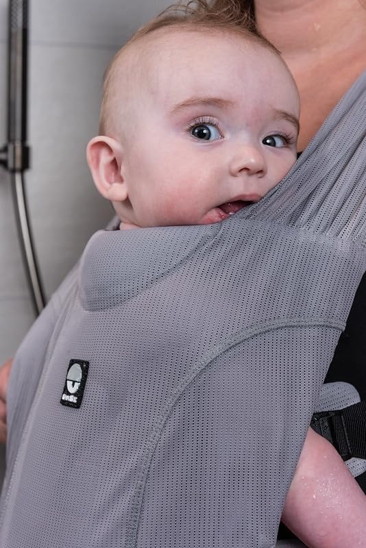 Dooky Splash Babytrage und Tragetuch in einem, Ideal zum Duschen und Schwimmen, Ab Geburt, Komfortab