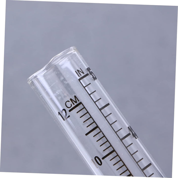 Reagenzglas Regenmesser 12cm Flachboden Glas Mit Skala Für Garten Landwirtschaft Klimaforschung Nied