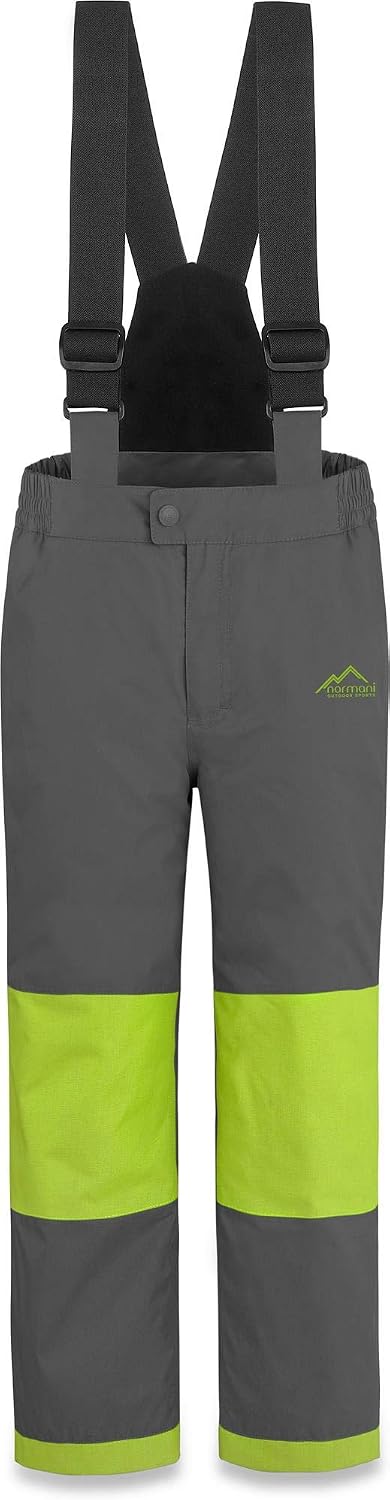 normani Kinder Winter Set - Wasserdichte Ski Winterhose mit Hosenträgern und Winterjacke Schneeanzug