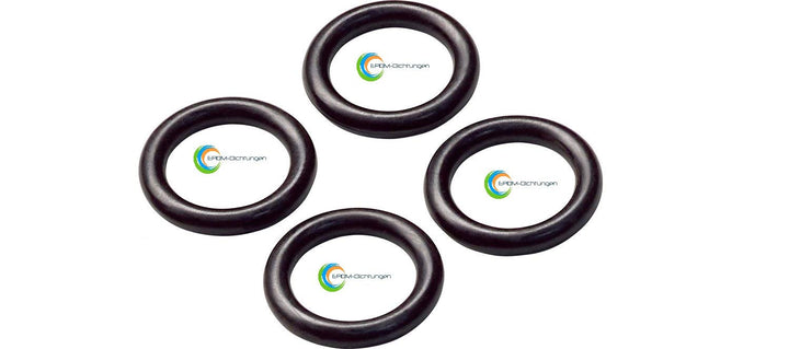 O-Ringe Gummi-Dichtungen EPDM für alle 1/2" bzw. 3/4" Zoll Garten Schlauchsysteme z.B. Gardena (Prof
