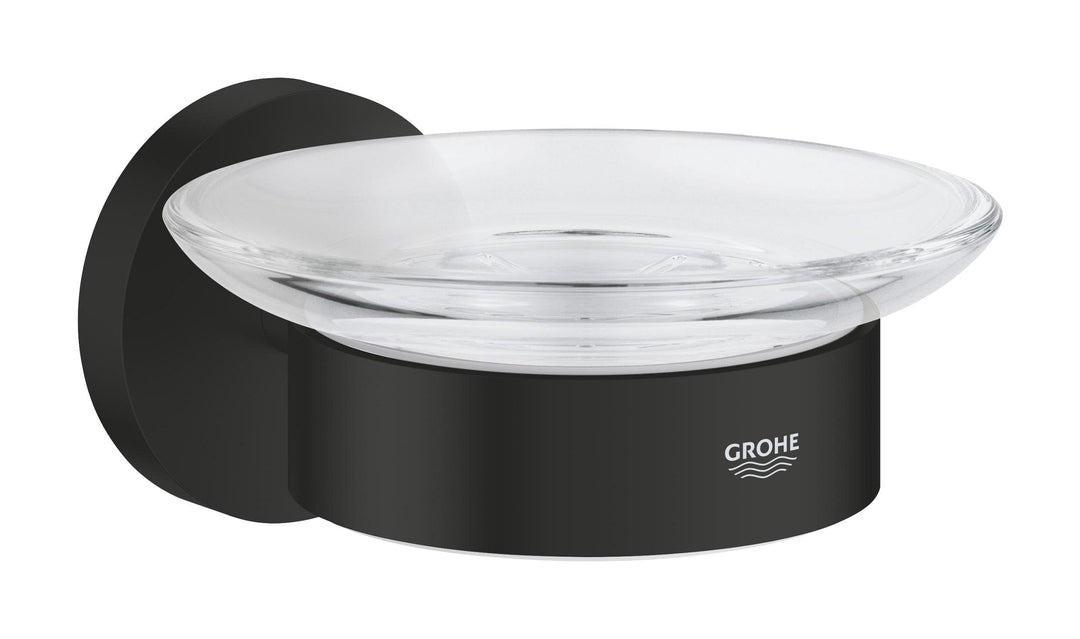 GROHE Start, klebbare Seifenschale für das Bad, ohne Bohren (bis 5kg belastbar, mit Halter, verdeckt