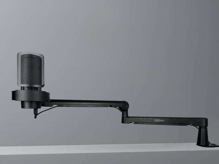 Shiftware Mikrofonarm Low Profile - Professionelle Tischhalterung inkl. Universal-Adapter, voll vers