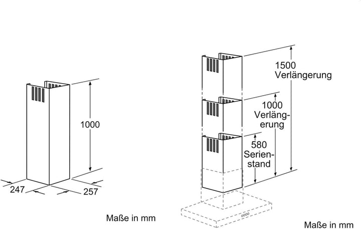 Neff Z5905N0 Dunstabzugshaubenzubehör/Einsetzbar für Abluft- und Umluftbetrieb